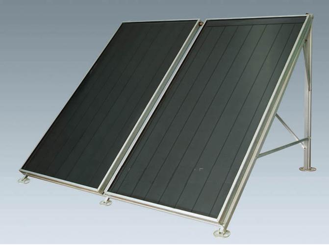  平板太阳能安装图,如果你家想装平板太阳能;又不知咋装;请参照